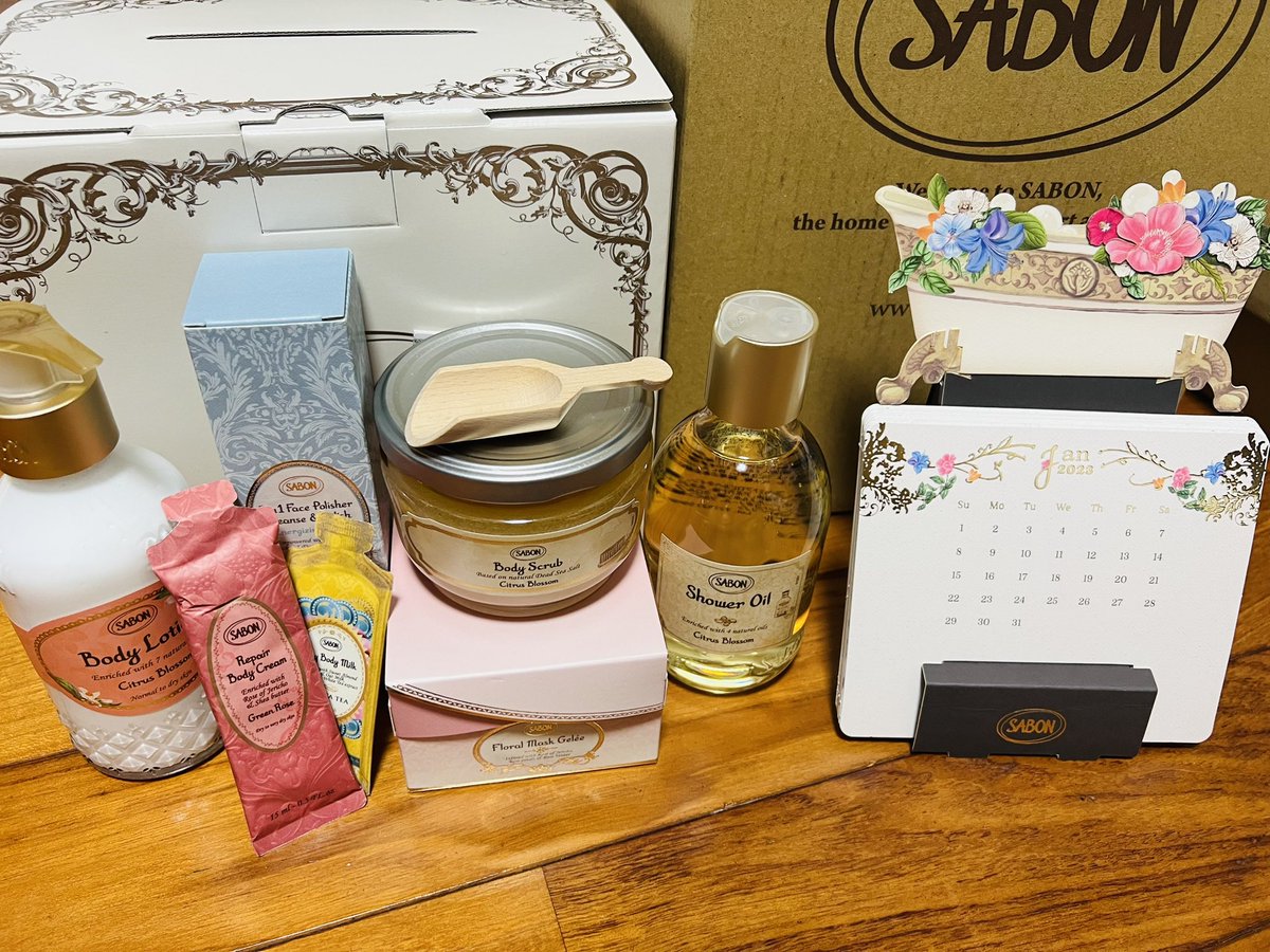 SABON 2023新春 福袋 ベストコスメ* ボディケア オイル/クリーム